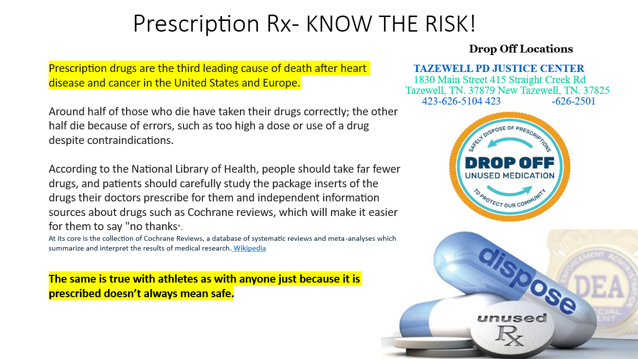 Prescription RX- Know the Risk – Stand in the Gap Coalition